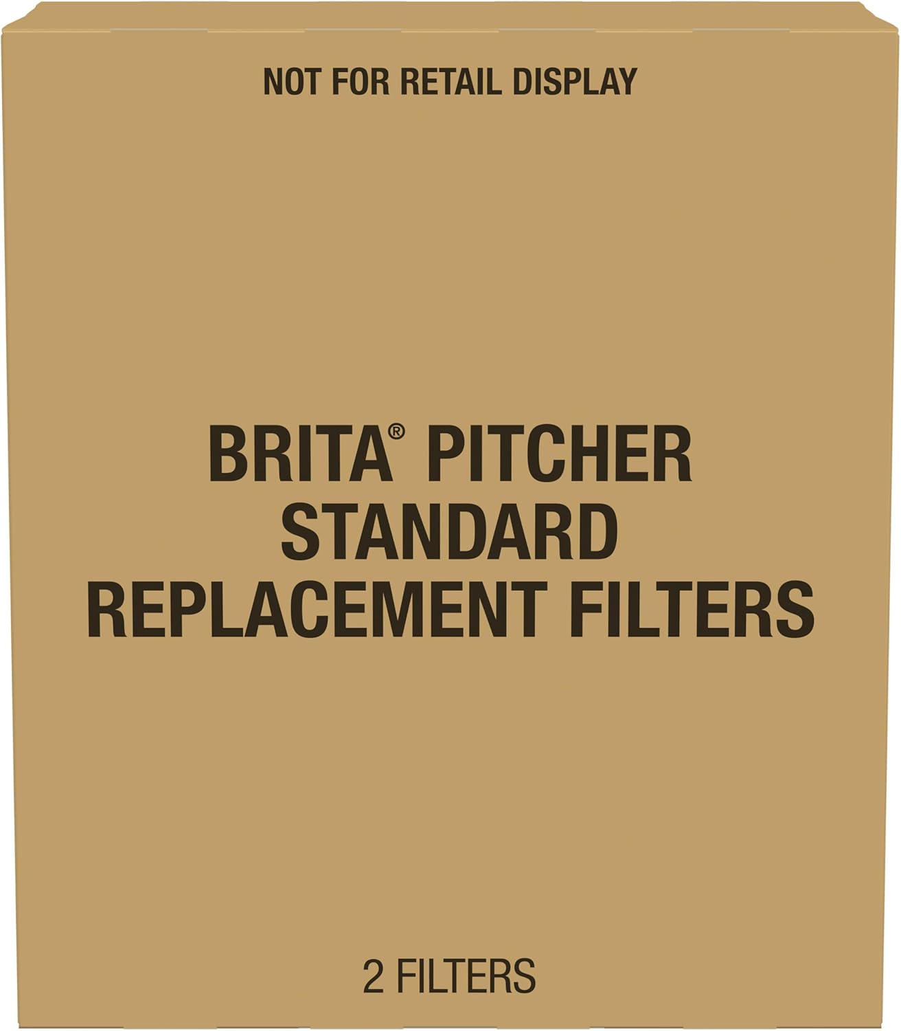 Brita Standard Water Filter - BPA-Free Pitcher Replacement | Lasts 40 Gallons, Includes 2 Filters