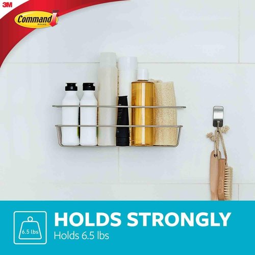 Command Shower Caddy - Water Resistant Strips for Easy Bathroom Organization | Stylish Decor