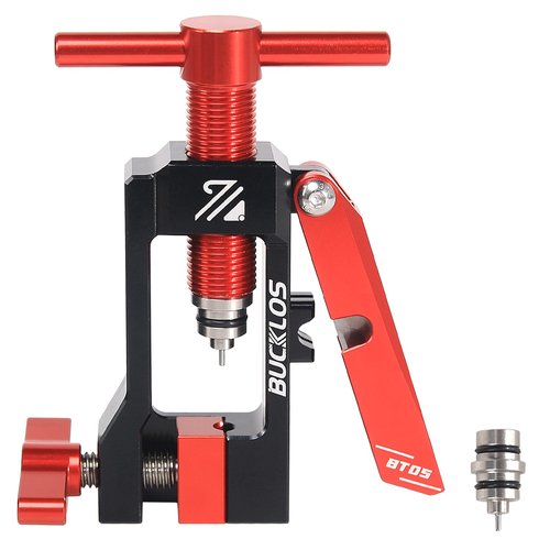 BUCKLOS Bike Brake Hydraulic Disc Brake 2 in 1 Needle Driver Insertion Tool Hose, with Mineral Hose Cutting Tools BT05 for MTB Road Bike Compatible with BH90/BH59/Avid/MAGURA/Banjo