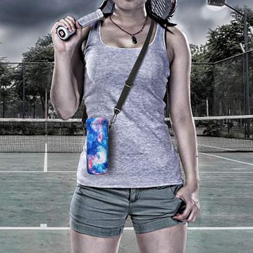 Insulated Neoprene Water Bottle Carrier Sling for 24oz/32oz Bottles - AUPET with Shoulder Strap
