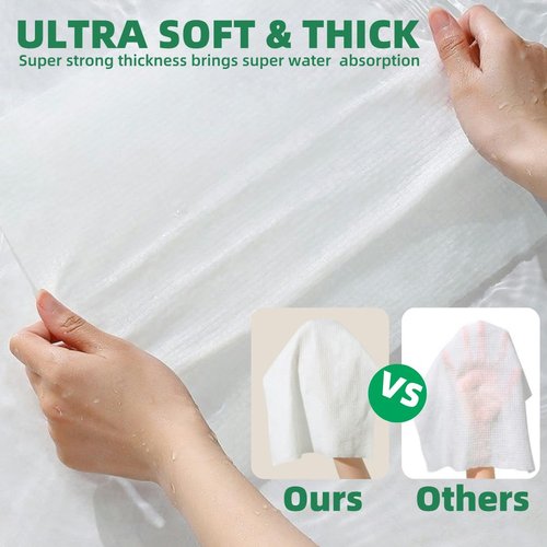 Dzronda Travel Wash Cloth, 28Pcs Wash Cloths for Travel, Portable Compressed Towel Tablets, Super Absorbent Face Towel Ideal for Outdoor Camping Hiking, Beauty Salons