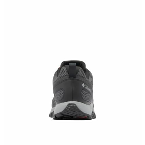 Columbia Men's Granite Trail Waterproof, Shark/Mountain Red, 14