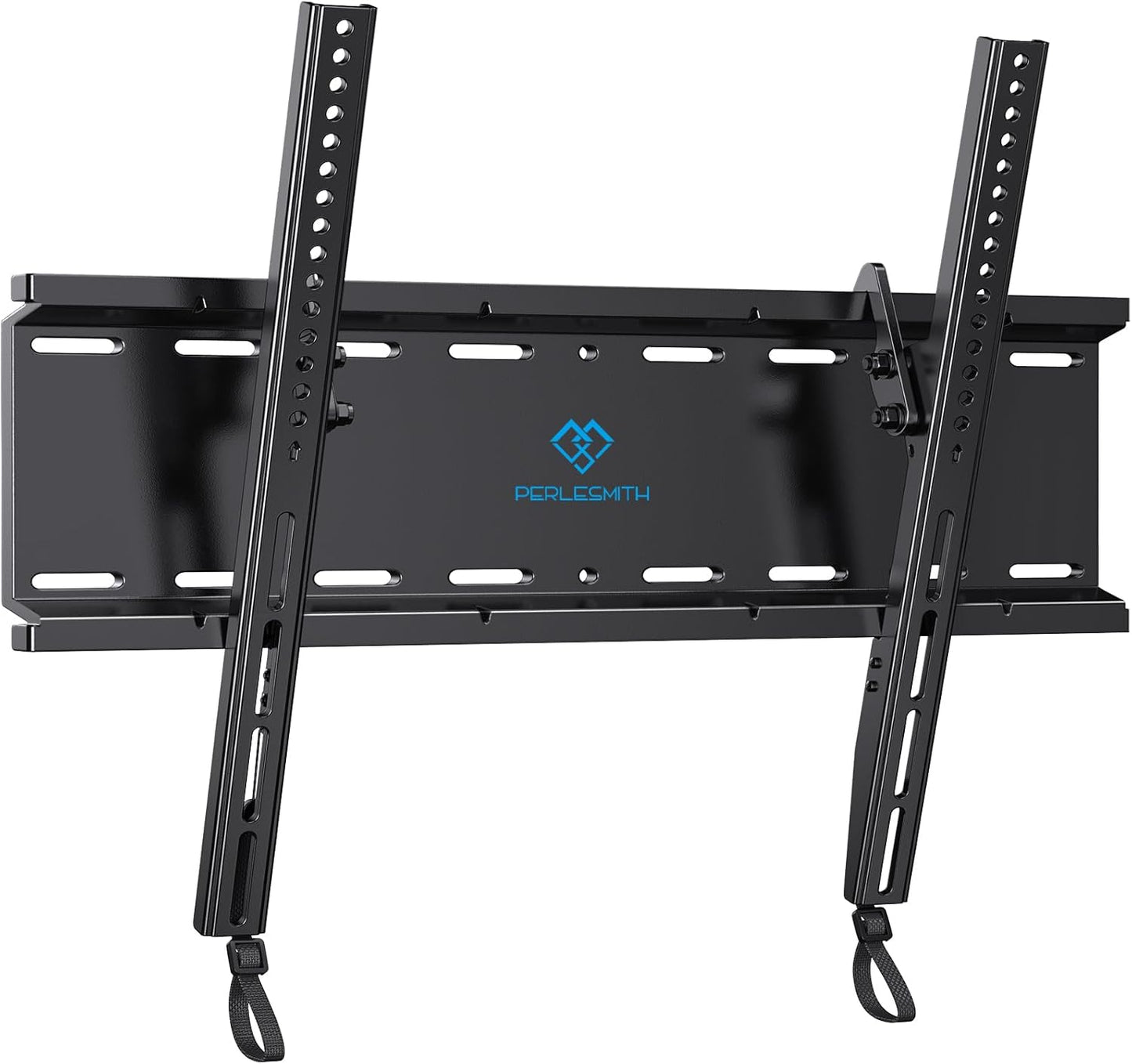 Perlesmith Tilting TV Wall Mount Bracket - Low Profile for 23-60 Inch Flat Screen TVs | VESA 400x400mm, 115lbs Capacity