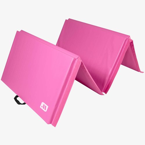 4ft x 10ft x 2in Fitness Mat - Lightweight, Foldable Exercise Mat for Personal Use