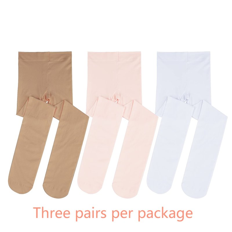 Stelle Girls' Ultra Soft Pro Dance Tight/Ballet Footed Tight(Toddler/Little Kid/Big Kid),BP+WT+TN,XXS