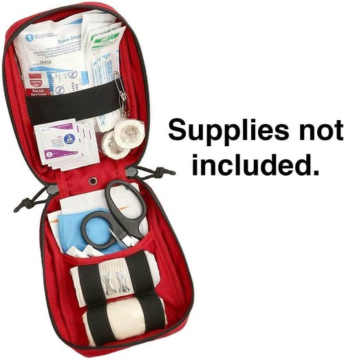Heavy Duty Orca Tactical First Aid Molle Pouch - Empty IFAK Medical Organizer for EMTs, Military, Camping & Hiking