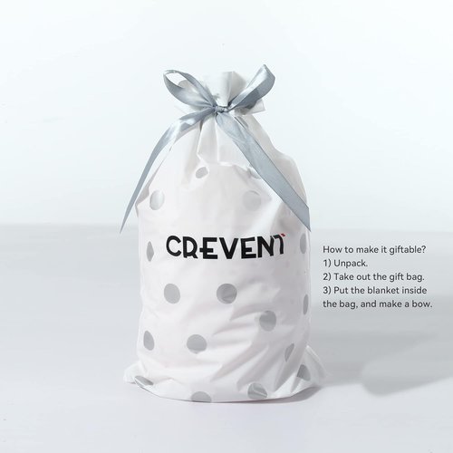 CREVENT Cozy Plush Baby Security Blanket - Soft Minky Lovey with Animal Face (Ivory Sheep)