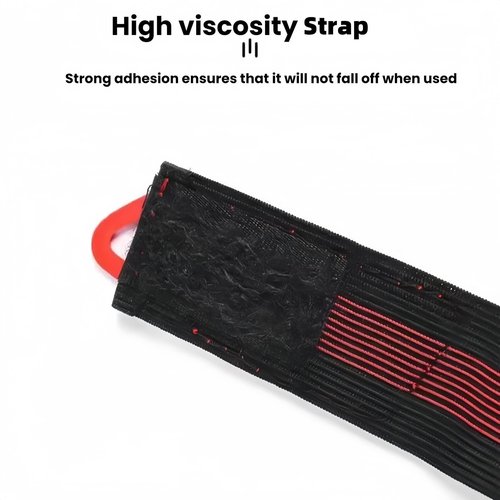 JMFahrrad Bicycle Trouser Strap Adjustable Pants Leg Band for Road Mountain MTB Bikes, 30-52cm Stretch Length, 4 Pair of Black/Red/Blue/Green