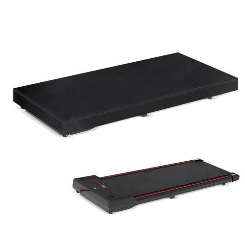 Klmnop Walking Pad Cover, Waterproof and Dustproof Under Desk Treadmill Cover, Fit for 54-57 Inch Portable Folding Treadmill Home & Office(Black)