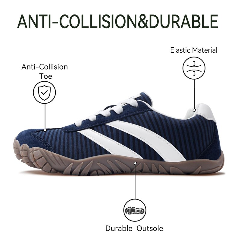 Barefoot Shoes Women Casual Sneakers,Wide Toe Box Shoes Women Zero Drop Barefoot Shoe Men,Minimalist Trail Running Shoe,Non-Slip Lightweight Breathable Comfortable Fashion Walking Hiking Shoes Unisex