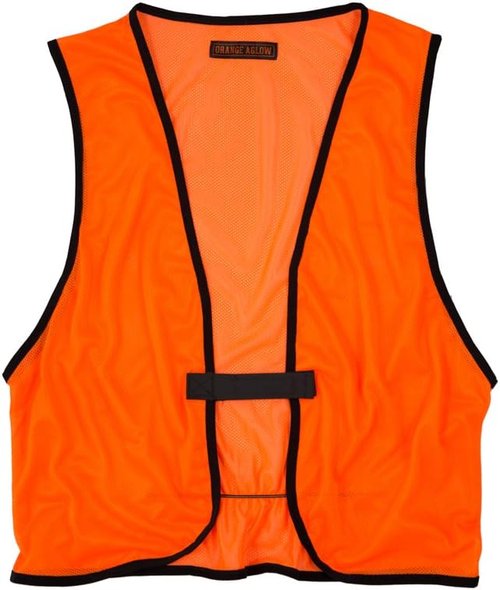 Blaze Orange Lightweight Hunting Safety Vest - Ultralight, Breathable & Visible