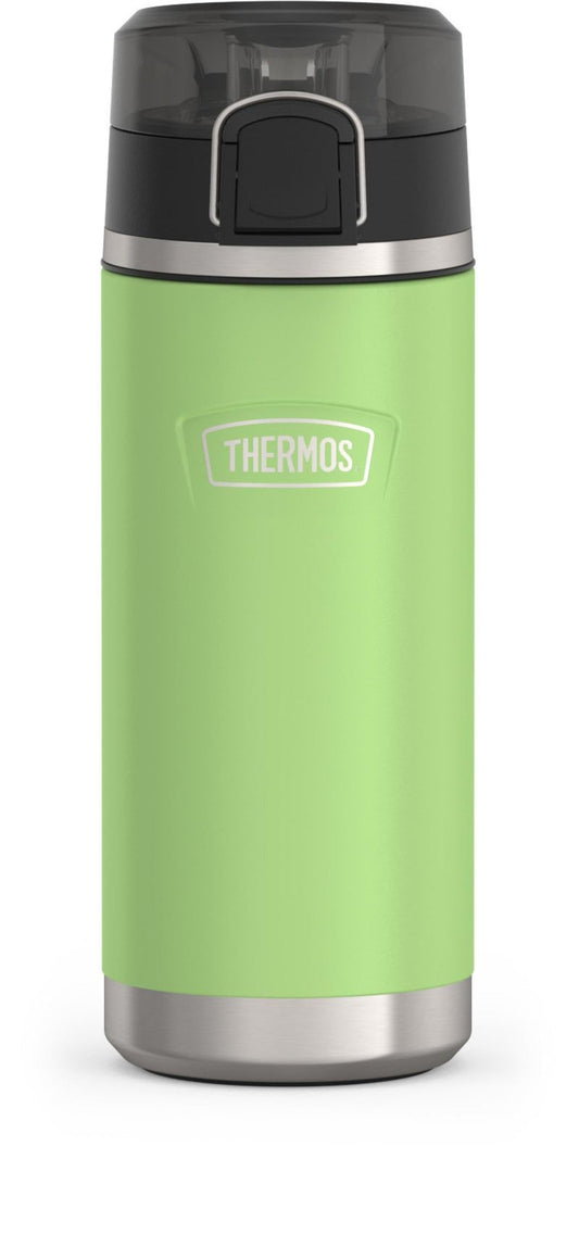 THERMOS ICON SERIES, Water Bottle with Spout - 18 Ounce, Lime - Stainless Steel Vacuum Insulated Water Bottle with Lid