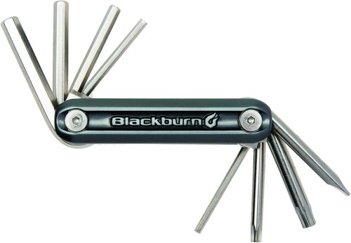Blackburn Grid 8 Multi-Tool for Bikes - Compact Gray Bike Repair Tool