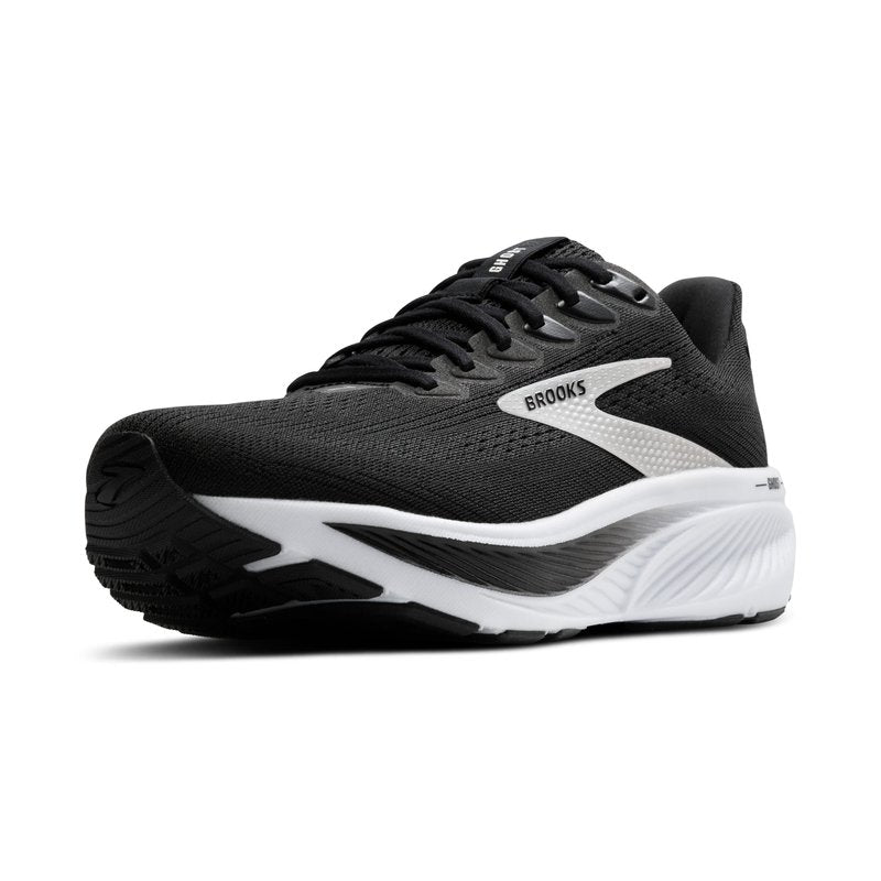 Brooks Women’s Ghost 17 Neutral Running Shoe - Black/Grey/White - 10 Wide