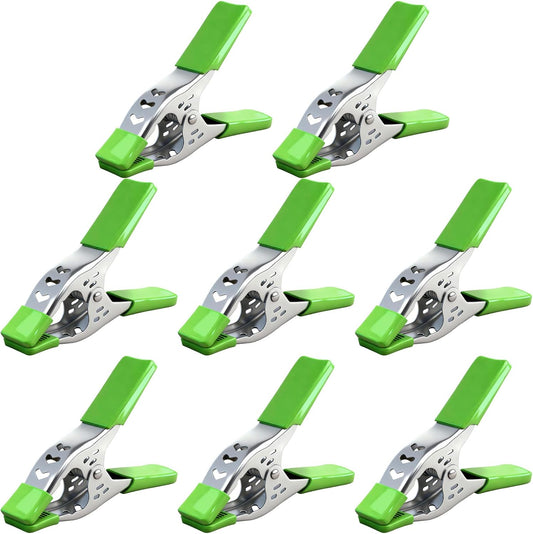 SWANLAKE Heavy Duty Spring Clamps - 8 PCS 6-Inch Metal Clamps with 2.5-Inch Jaw Opening