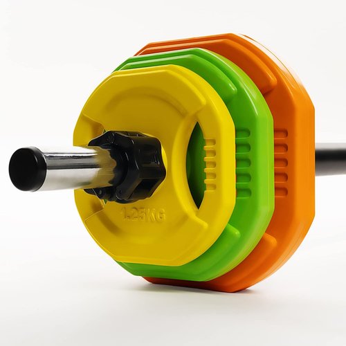 Adjustable Barbell Weight Plates Set for Home Gym - AmStaff Fitness Cardio Pump