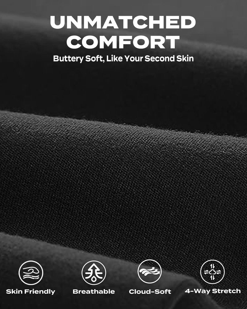 TNNZEET Capri Leggings for Women - Tummy Control Black Leggings with Pockets High Waisted Yoga Pants Workout Cycling Leggings