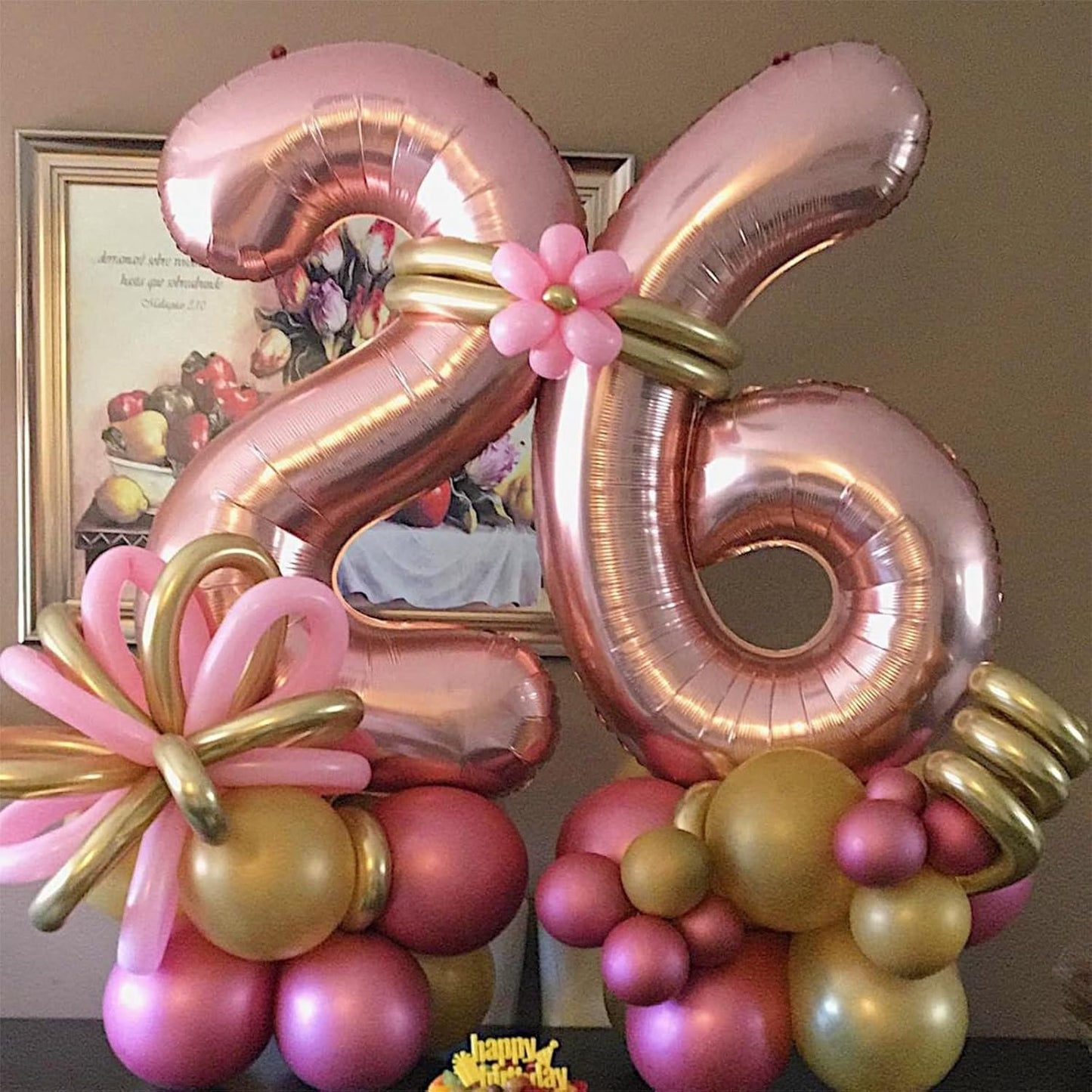 Regine Switzerland 40-Inch Rose Gold Number Balloons - Self-Inflating Foil 9 for Birthdays & Anniversaries