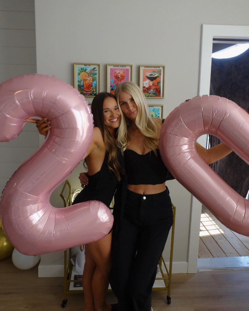 Pearlescent Pink Number 22 Balloons 40 inch, 22 Number Balloons, 22nd Birthday Decorations, 22 Year Old Women Pastel Pink Party Supplies