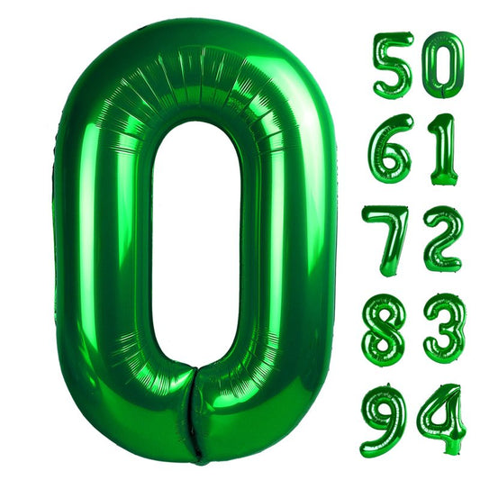 Green Number 25 Balloon 40 inch, 25 Number Balloons, 25th Green Birthday Decorations, 25 Year Old Women Men Party Supplies, St. Patrick's Day Games Theme Birthday Decorations
