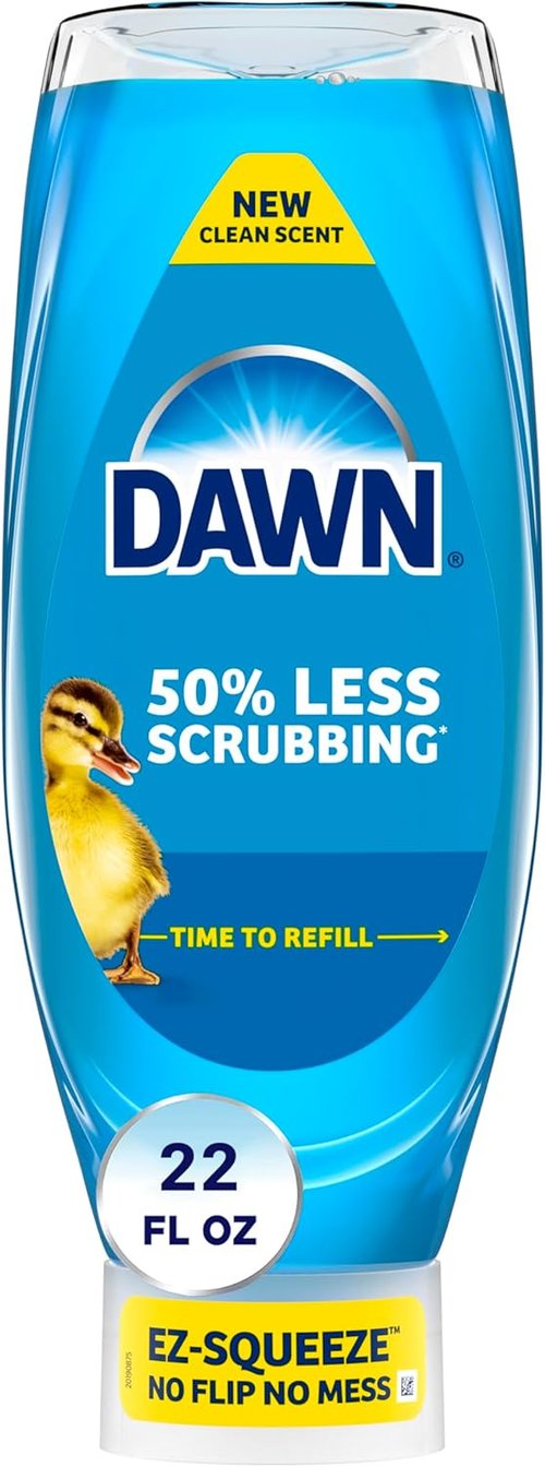 Dawn EZ-Squeeze Ultra Dish Soap - Original Dishwashing Liquid Refill, 22 Fl Oz | Powerful Grease Cutting