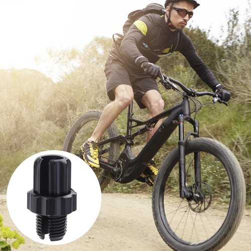 HINZIC 8Pcs M10 Bike Brake Cable Handle Lever Adjuster Screws 10mm Aluminum Alloy Bicycle Brake Lever Fastener Adjustering Bolt Parts Black Accessories for Mountain Bike