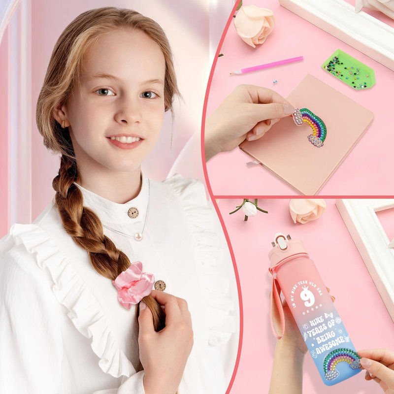 Juesly Gifts for 9 Year Old Girl, 9 Year Old Girl Birthday Gifts for Daughter, Granddaughter, Niece, 9th Birthday Gift for Girls Ideas