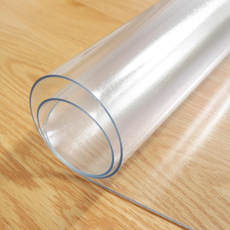 LovePads Frosted Desk Mat 30 x 72 Inch, 1.5mm Thick Frosted Table Protector, Waterproof Plastic Table Cover Protector, PVC Desk Protector Mat, Vinyl Desk Cover for Desktop, Coffee & Dining Table