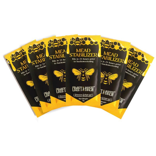 Craft A Brew - Mead Stabilizer - Potassium Sorbate & Potassium Metabisulfite - For At-Home Brewing