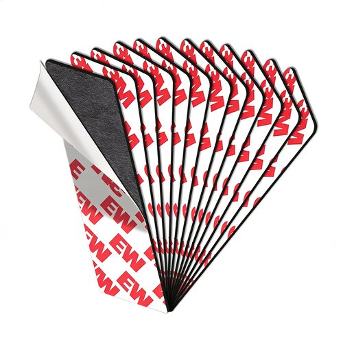 JINGZHAN 1"x3" Magnetic Tape -Magnetic Strips with Strong Adhesive Backing - Flexible Sticky Magnet Tape for DIY, Crafts, Fridge,Photo (12 Pack)