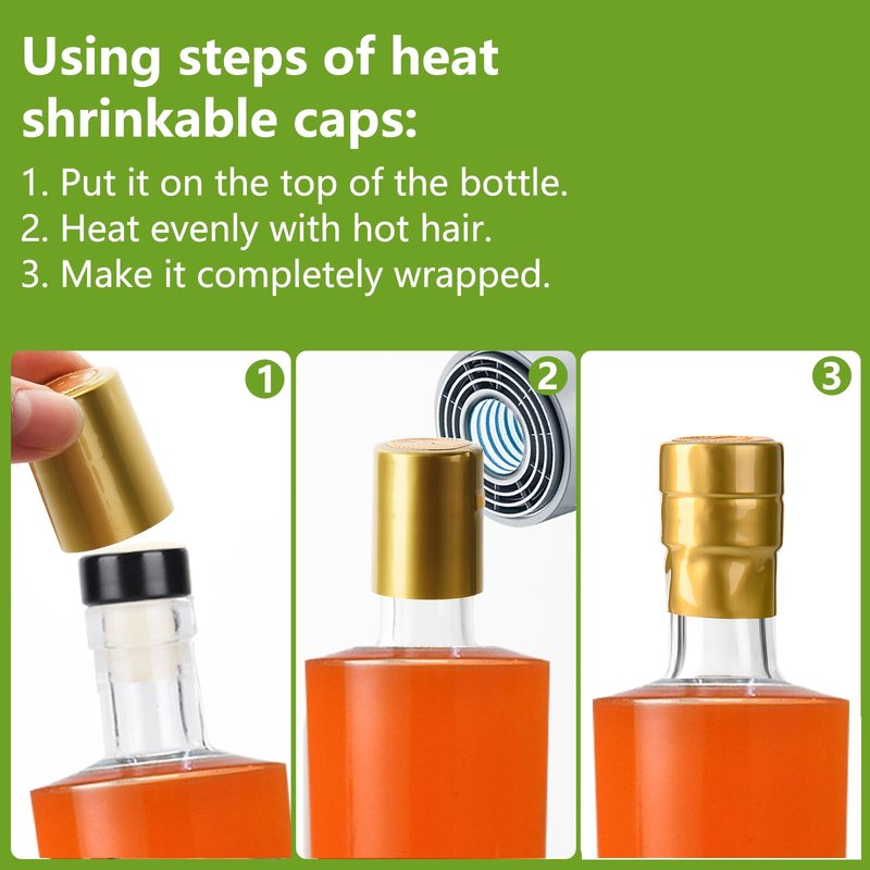 BPFY 12 Pack 3 oz Glass Liquor Bottles with T-Top Black Caps and Heat Shrink Capsules, Empty Mini Vodka Bottles, Travel Shots Bottle for Wine, Alcohol, Whiskey, Beverages