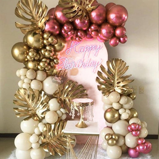 PartyWoo Metallic Pink Balloons 50pcs 12 Inch Chrome Hot Pink Magenta Fuchsia Balloons for Birthday Anniversary Bachelorette Wedding Baby Shower Gender Reveal 1950s Party Decorations Pink-G104