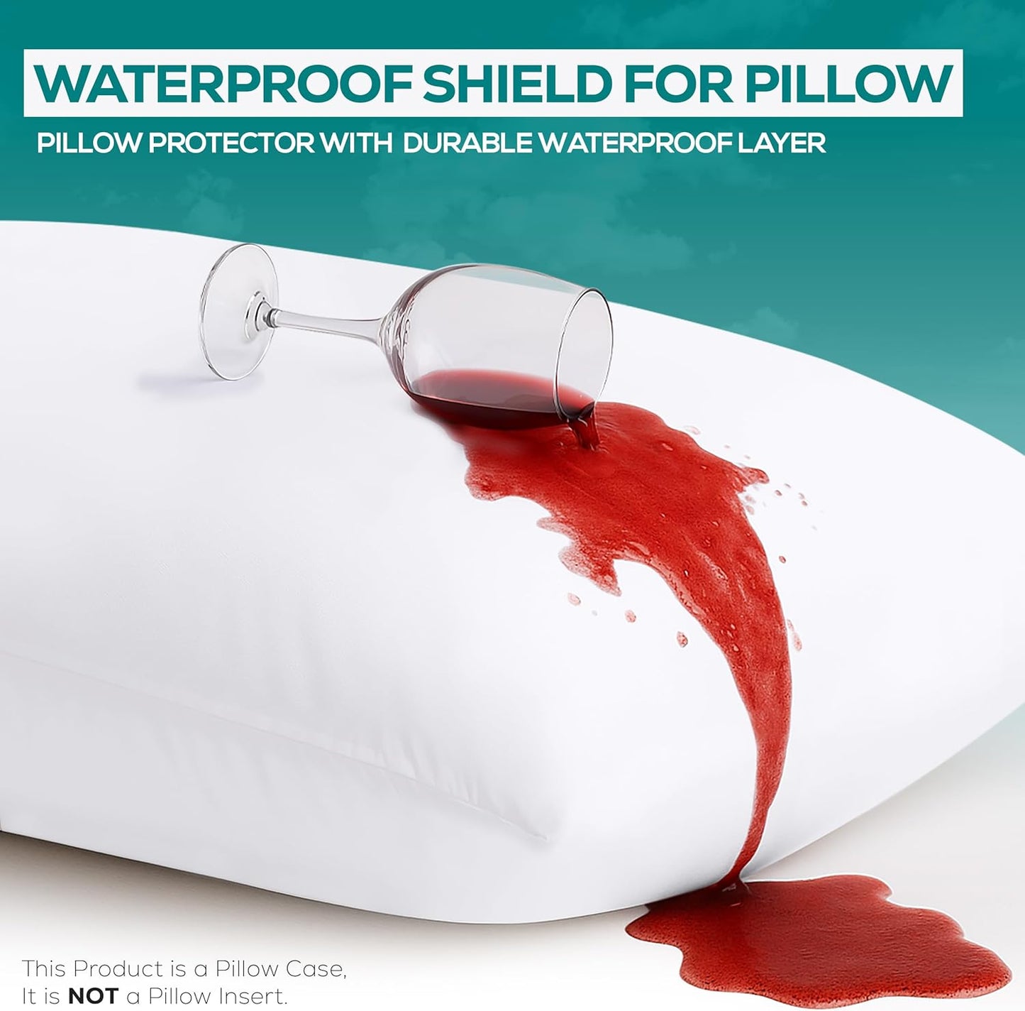 Utopia Bedding Pillow Protectors - Toddler Size, Zipper Closure, Bed Bug & Dust Mite Proof, Waterproof (White)