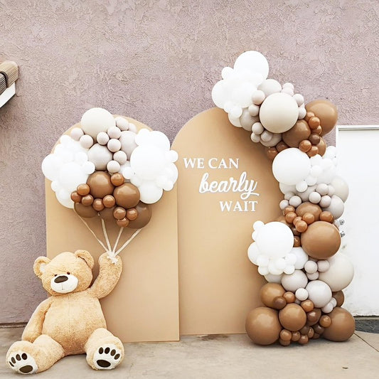 Voircoloria Brown Balloons, 66pack 12inch Brown Latex Party Balloons for Graduation, Teddy Bear Themed Party, Wedding, Birthday, Bridal Shower, Baby Shower, Gender Reveal Party Decorations