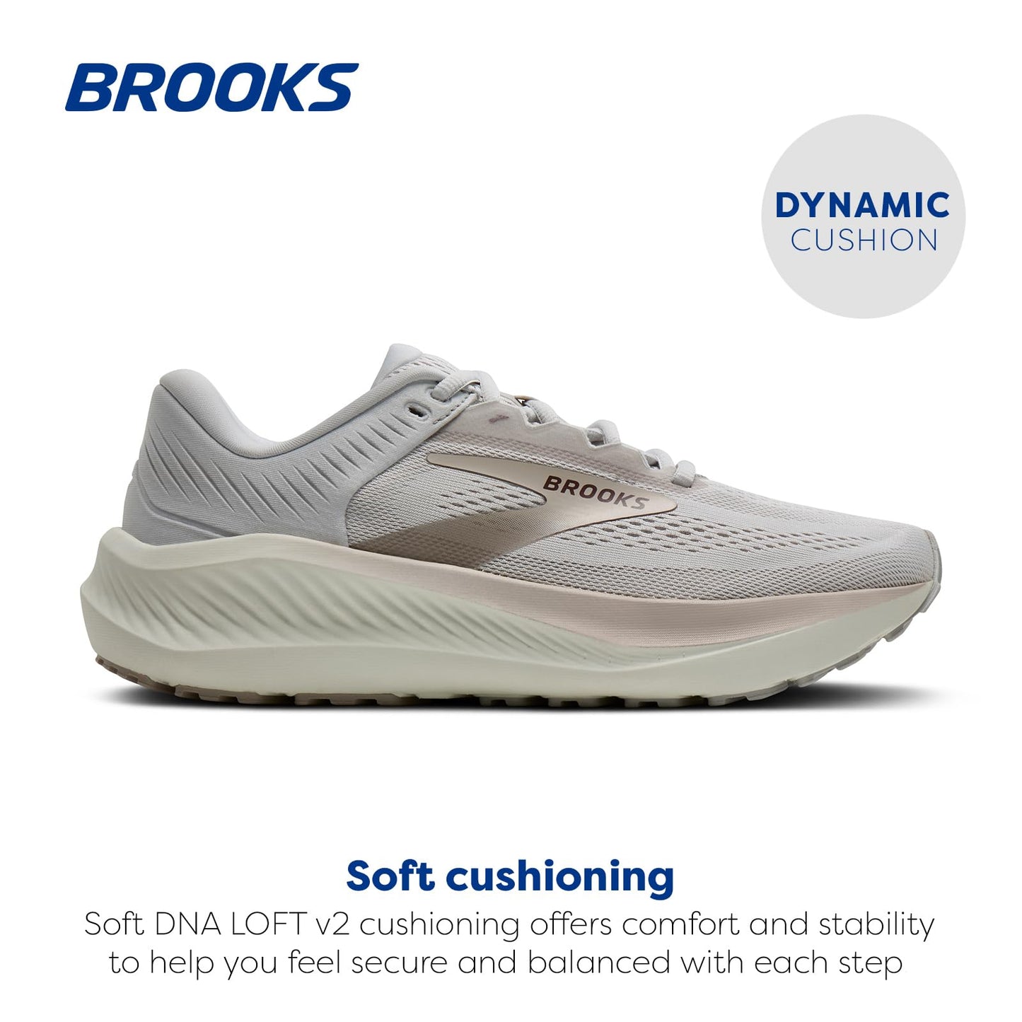 Brooks Women’s Anthem 8 Neutral Running Shoe - Antarctica/Chateau/Raisin - 10 Medium