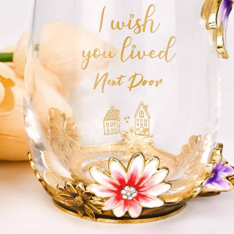 Friendship Gifts for Friends Best Friend Birthday Gifts for Women,Her,BFF,Sisters,Besties Unique Tea Cup