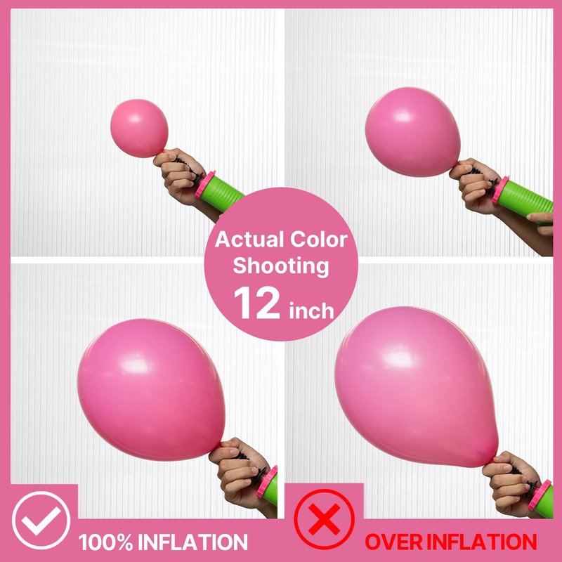 PartyWoo Hot Pink Balloons 140pcs Different Sizes of 18 12 10 5 Inch Magenta Fuchsia Dark Pink Balloon Arch Kit Garland for Wedding Girl Baby Shower Princess Birthday 1950s Party Decorations Pink-Y01