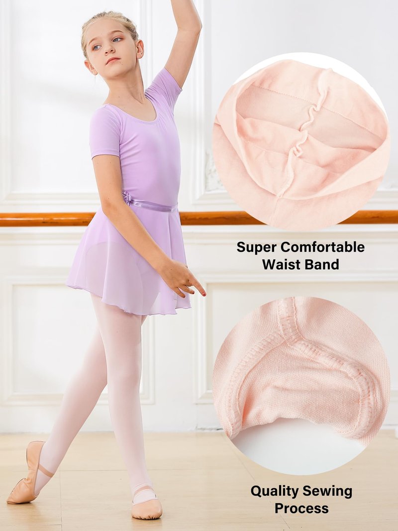 Stelle Girls Ballet Dance Students School Footed Tight (Toddler/Little Kid/Big Kid)(2BP,4-6Years)