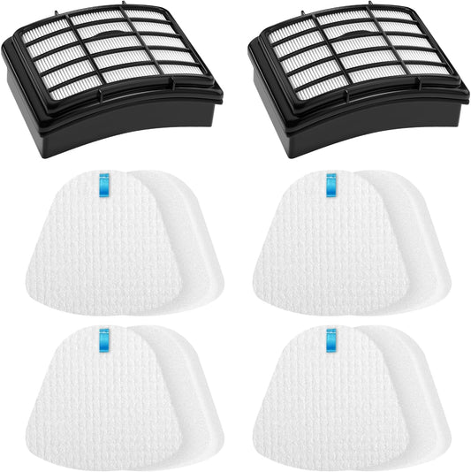 Skiennix Shark Vacuum Filter Replacement - 2 + 4 Pack Compatible with ZU503AMZ, NV350, NV360 | High-Efficiency Parts