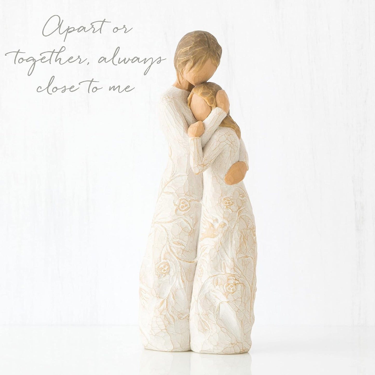 Willow Tree Sculpted Figure - Close To Me | Expresses Loving Relationships Between Mother, Daughter, and Friends