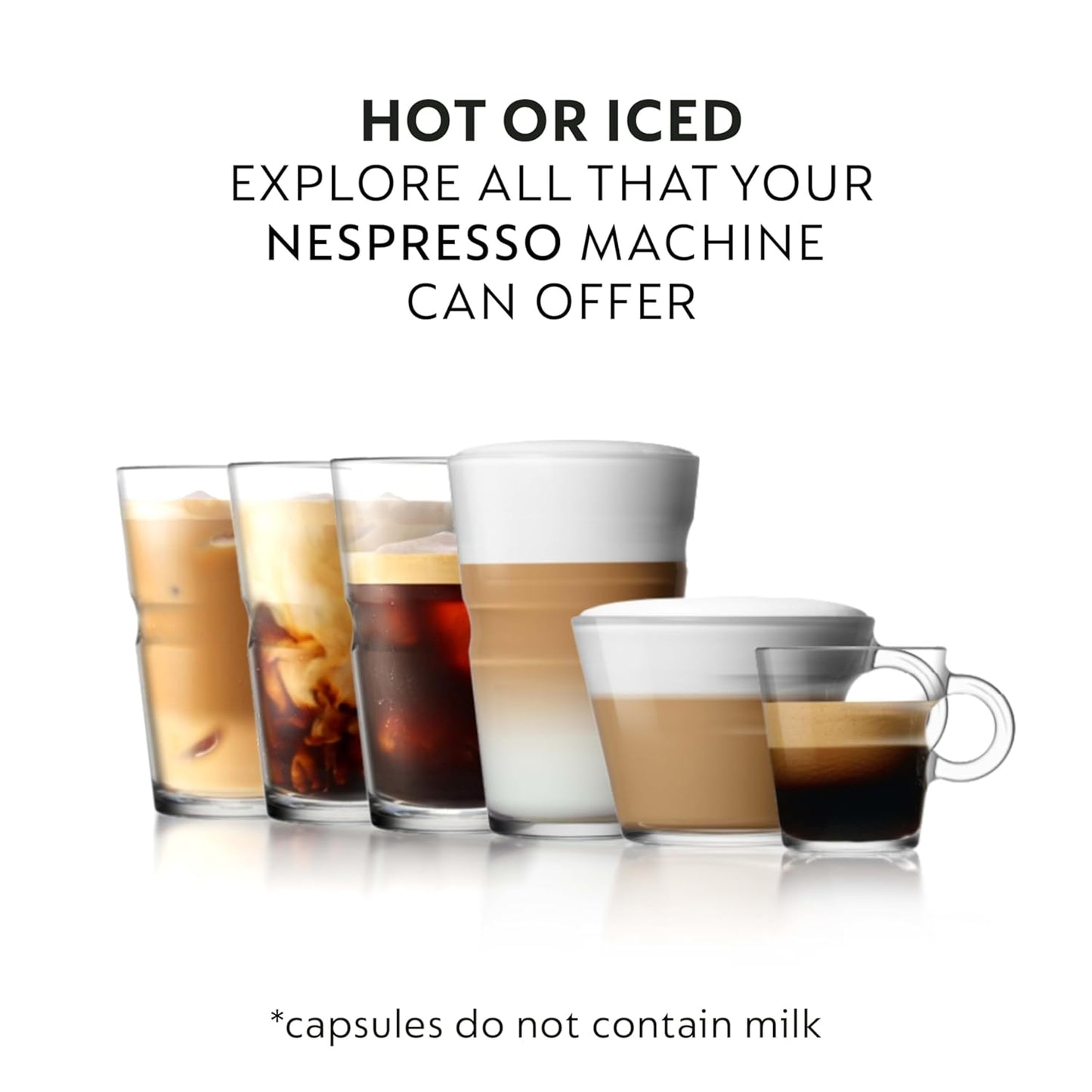 Nespresso Vertuo Orafio Espresso Coffee Capsules - Medium Roast, 50 Count Pack