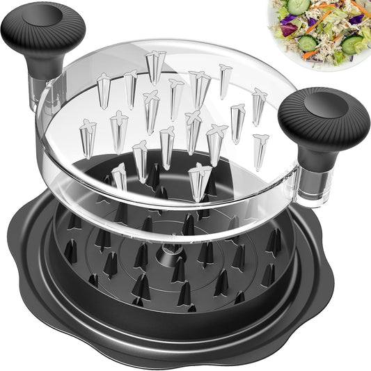 Ukeetap 10" Pro Chicken Shredder Tool - BPA-Free Meat Grinder with Ergonomic Handle & Anti-Slip Base, Black