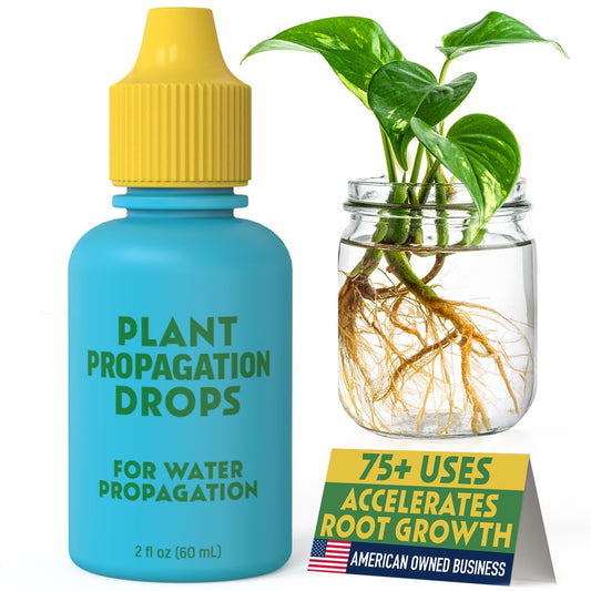 Rooting Drops for Plant Propagation - Faster, Stronger Roots & Less Shock | Supports Healthy Growth