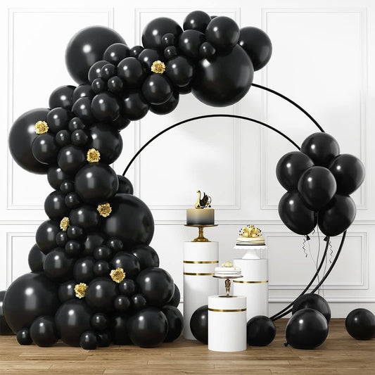 RUBFAC Burnt Orange Balloons Different Sizes 105pcs 5/10/12/18 Inches for Garland Arch, Premium Latex Balloons for Birthday Party Baby Shower Wedding Graduation Party Decoration