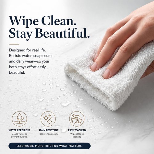 EHZNZIE Heavy Duty Shower Curtain Liner - Waterproof PEVA with 3 Weighted Magnets | 72x72 Inches, No Chemical Smell