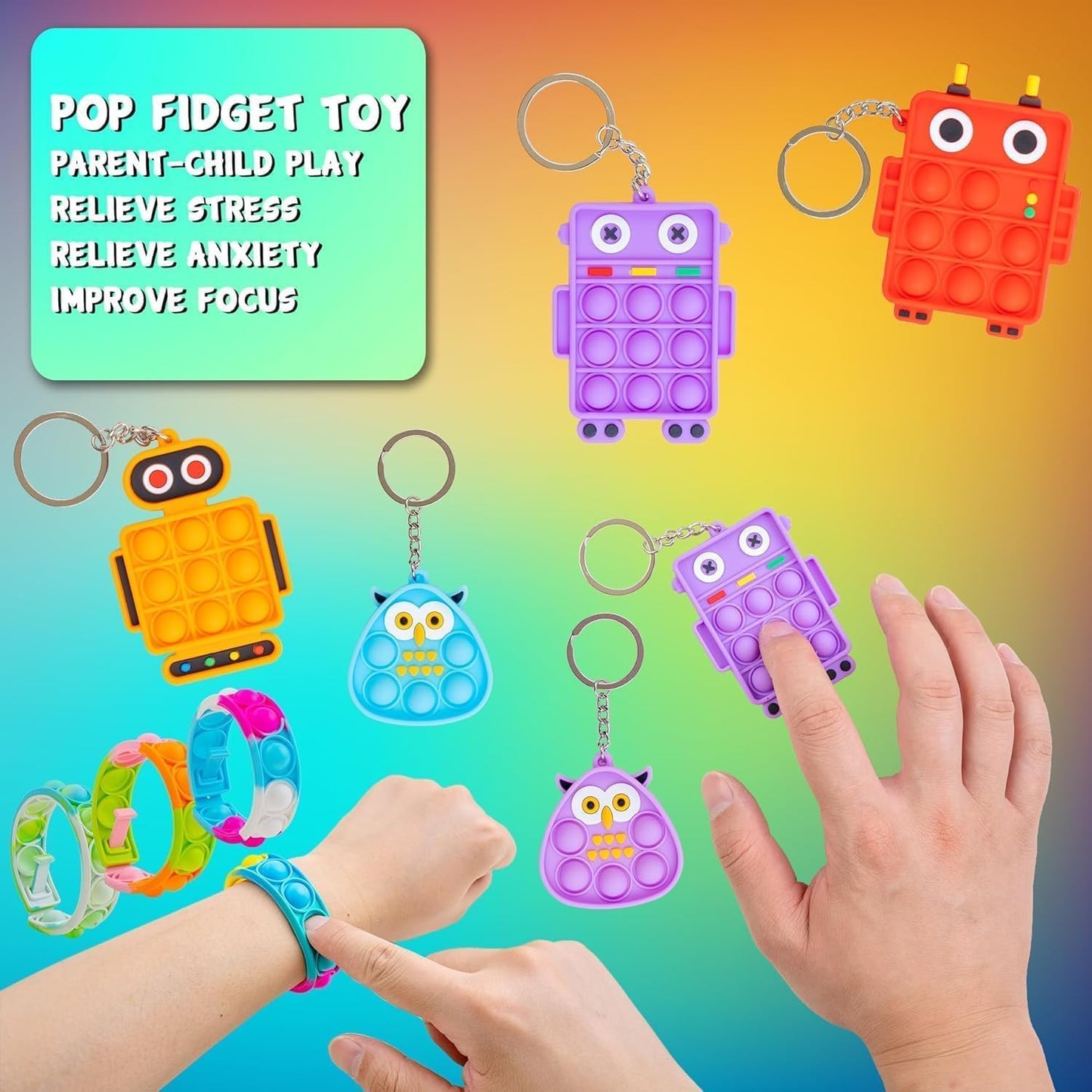 Regine Switzerland 110 PCS Kids Party Favors - Fun Goodie Bag Stuffers & Treasure Box Toys