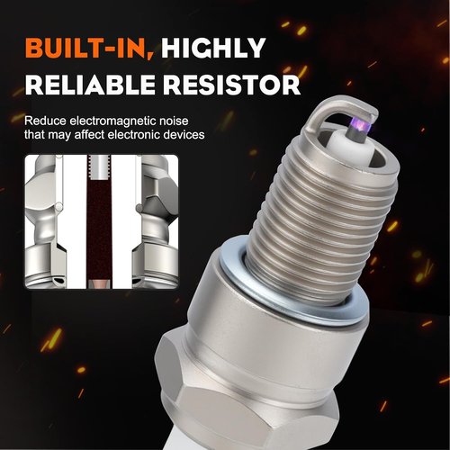 BPR5ES Spark Plug - High Performance for Honda | NGK 7734, Torch F5RTC | 2 Pack