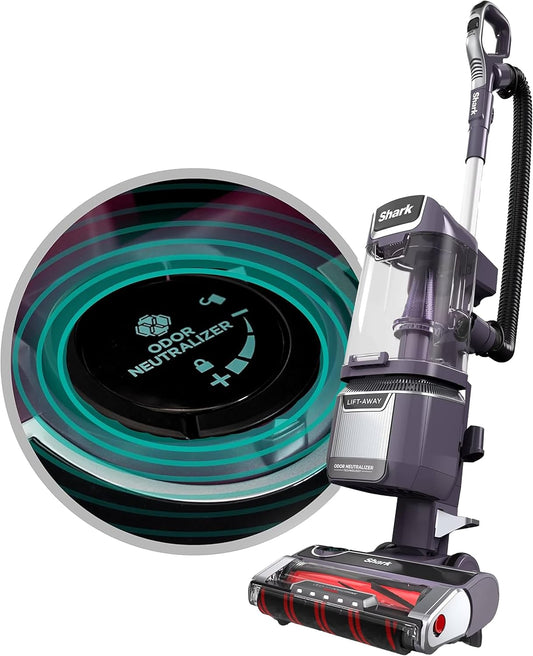 Shark LA701 Rotator Pet Lift-Away Vacuum - DuoClean PowerFins & Odor Neutralizer Technology, Purple (Renewed)