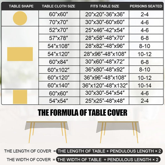 Smiry Rectangle Table Cloth, Waterproof Heavy Duty Vinyl Tablecloths, Wipeable Washable Table Cover for Kitchen and Dining Room (Navy, 60" X 126")