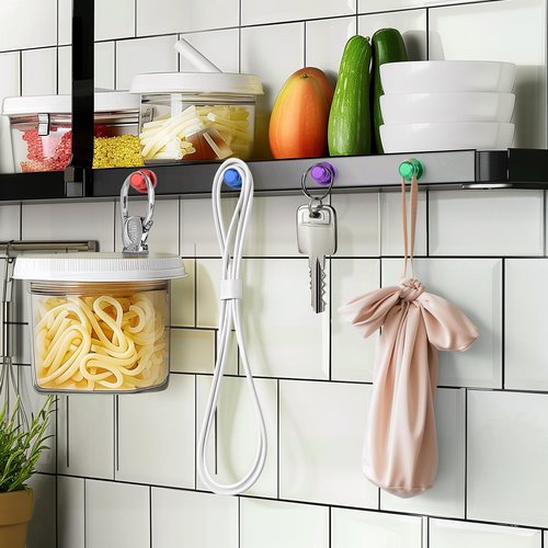 FINDMAG Fridge Magnets, 14Pcs Strong Refrigerator Magnet for Adults, Refrigerator Magnets Decorative, Colorful Metal Paint Magnetic Whiteboard for Fridge, Office, Kitchen, Classroom, Map Decor